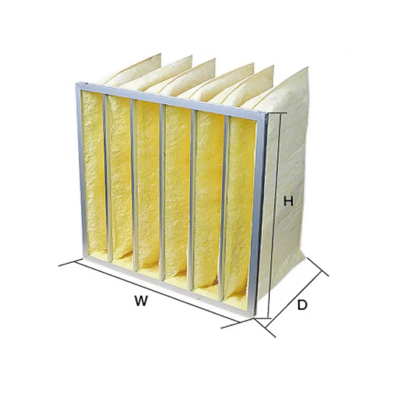 Medium effect glass fiber  bag filter